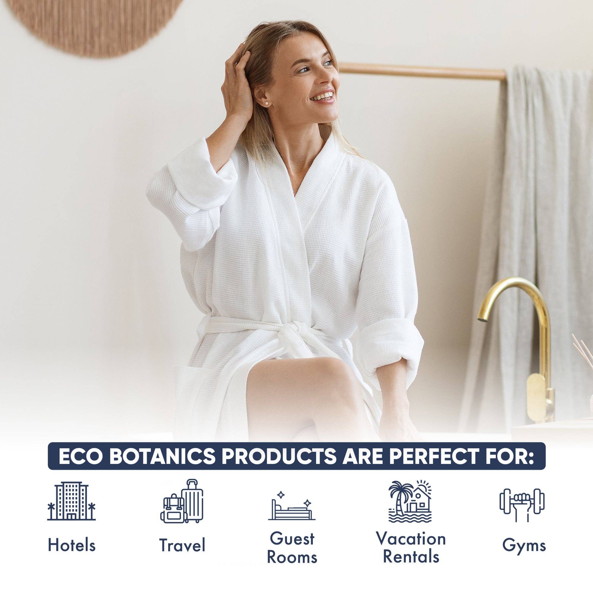 Diversified Hospitality Solutions – Großhandel Bade- & Körperpflege-Set – Eco Botanics Gallonen- & Spenderset | 1-Shoppe All-In-Kit | Shampoo Conditioner Duschgel Gallone | Nachfüllbare 10,14 oz. passende Pumpflaschen2