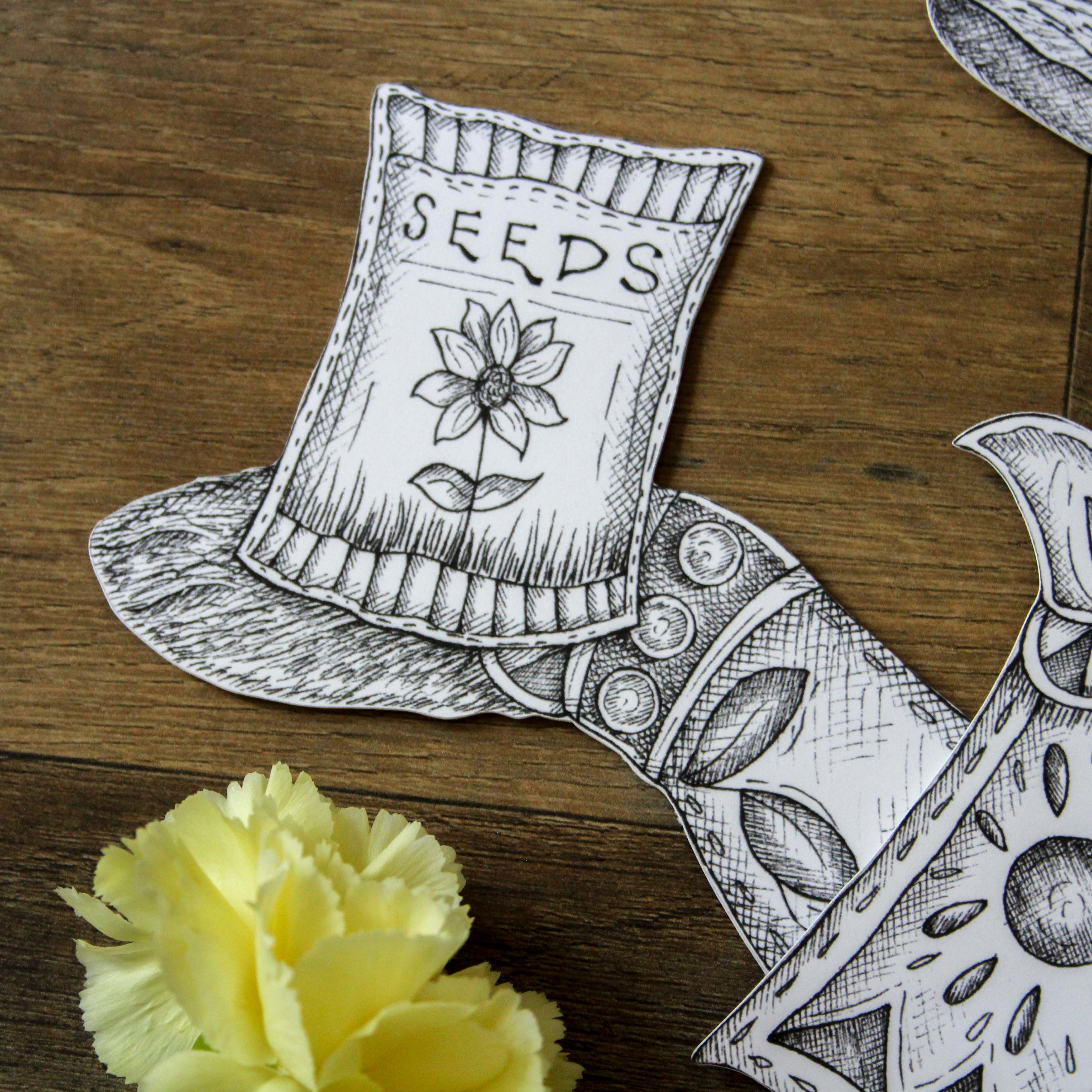 Mackenzie Myrick Studio - Wholesale Wall Accent - The Gardener | Articulated Fox Decoration3