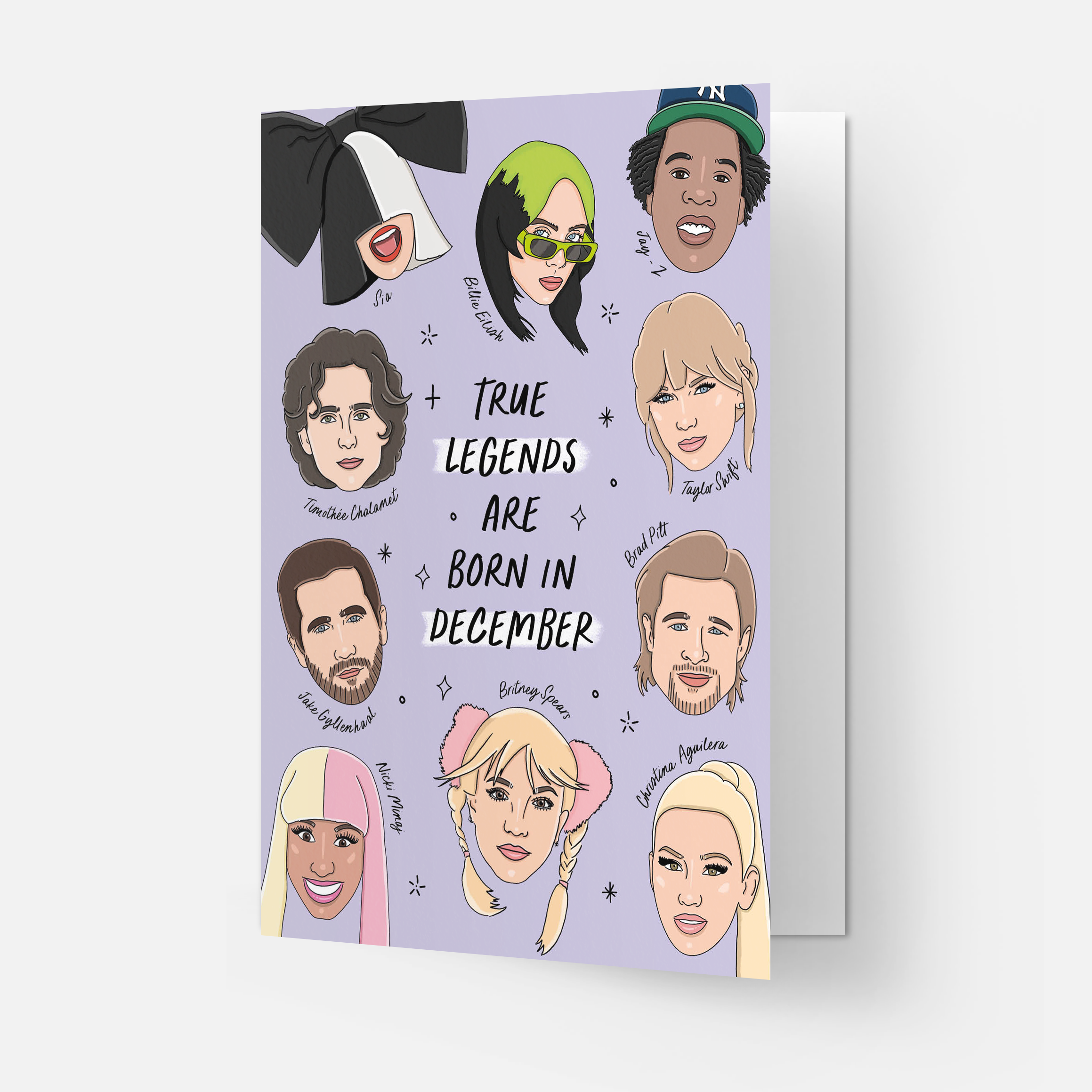 Kaart Blanche - Vendita all'ingrosso Biglietti di auguri di Natale - Cartolina d’auguri Legends dicembre1