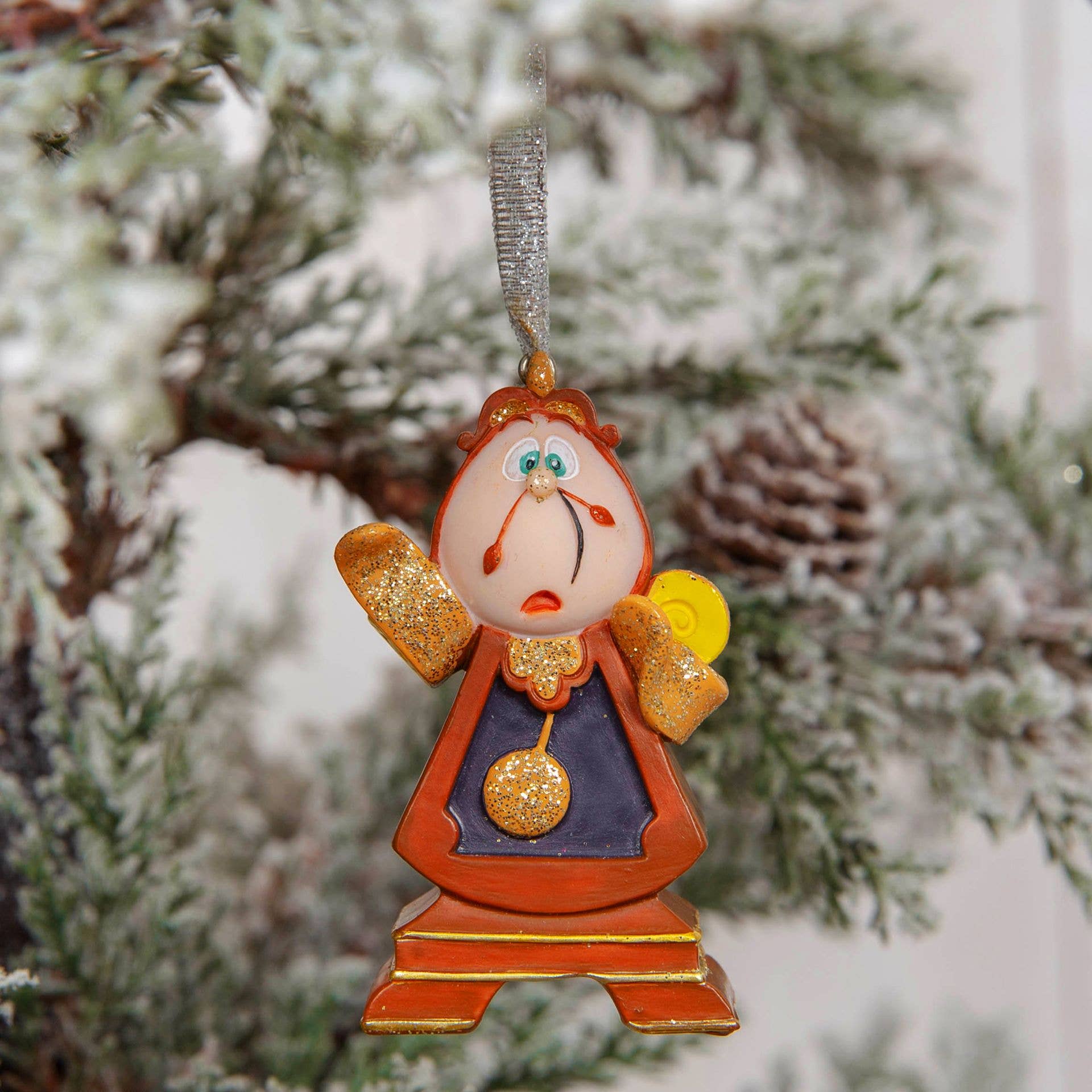 WIDDOP and Co. - Wholesale Christmas Decoration - Disney Set of 4 Beauty & The Beast Resin Hanging Decorations3