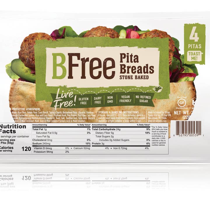 Gluten Free Palace - Wholesale Bread/Tortilla - BFree Stone-Baked Pita Breads
