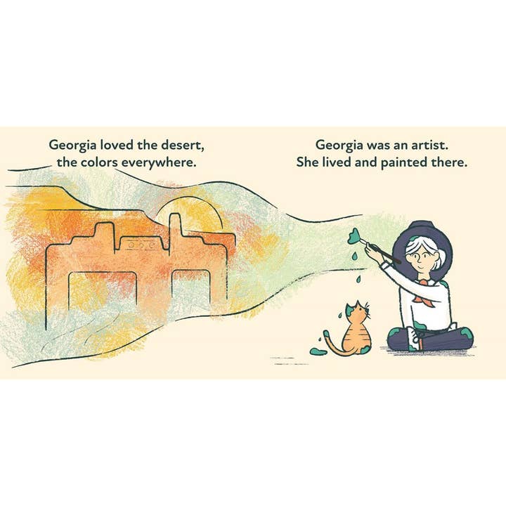 Gibbs Smith - Wholesale Book - Kids - Little Naturalists: Georgia O'Keeffe Loved the Desert