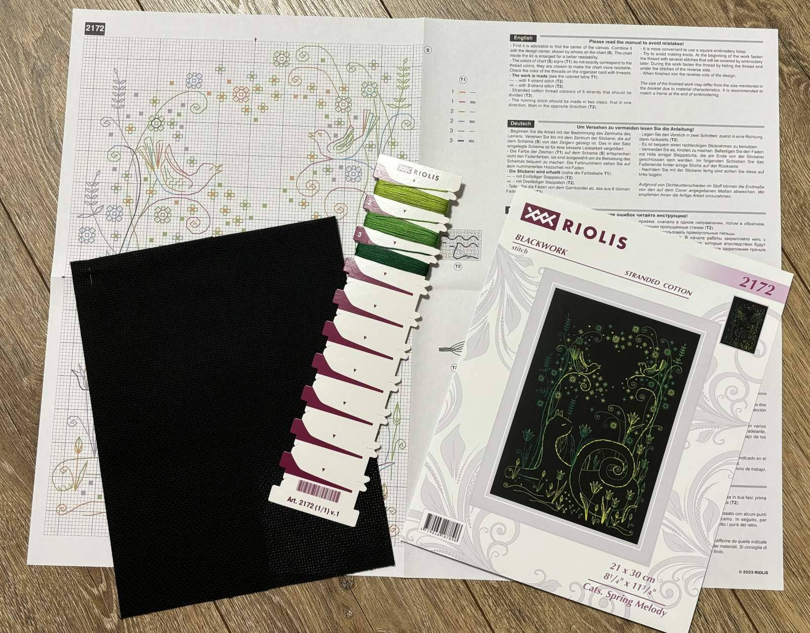 RIOLIS - Vente Accessoire de broderie/point de croix - Kit de point de croix RIOLIS 2172 Chats - Mélodie de printemps1