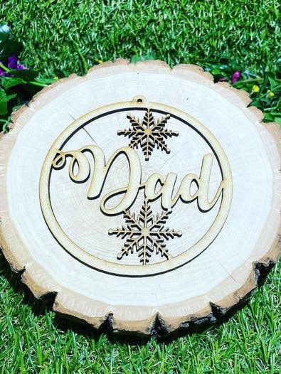 Boule flocon de neige personnalisée pour la vente par manchester laser cuts