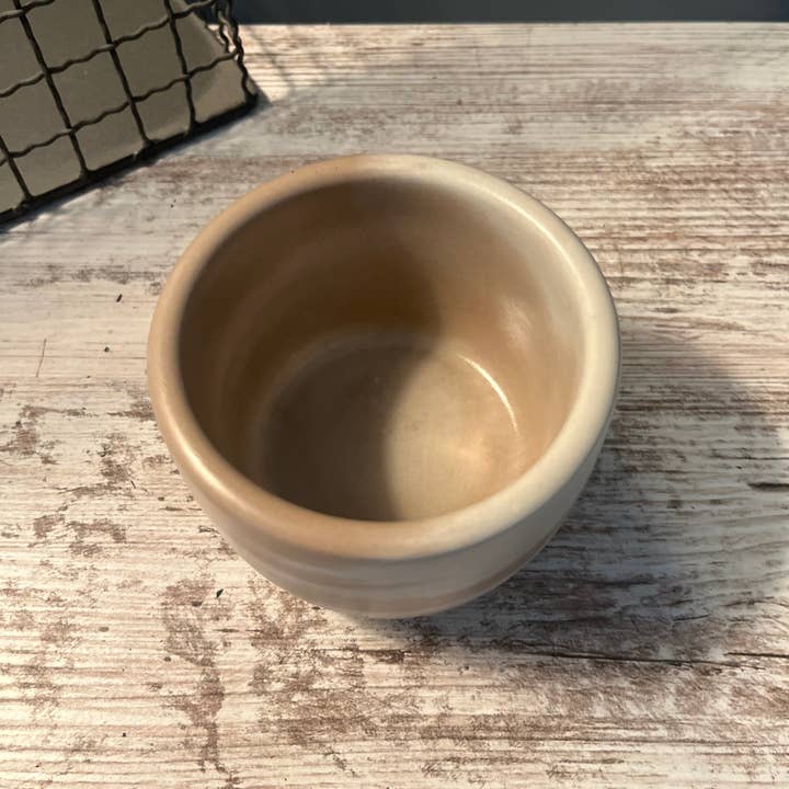 Bumblebee Candle Co. - Wholesale Candle Holder - Brown Marbled Concrete Vessel - 8 oz2