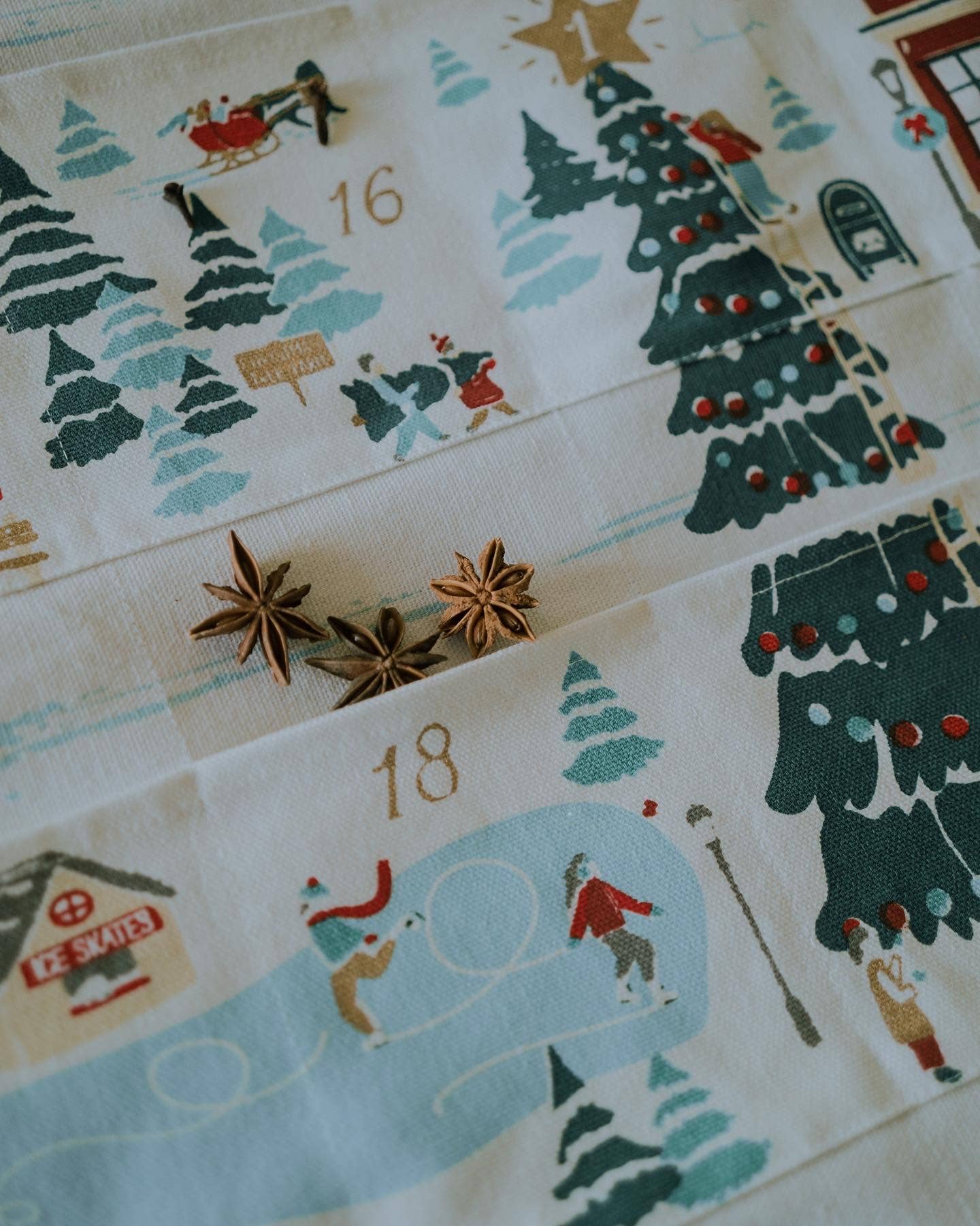 Vida pour Tea - Wholesale Loose tea - Holiday Hanging Tea Advent Calendar (filled) 2