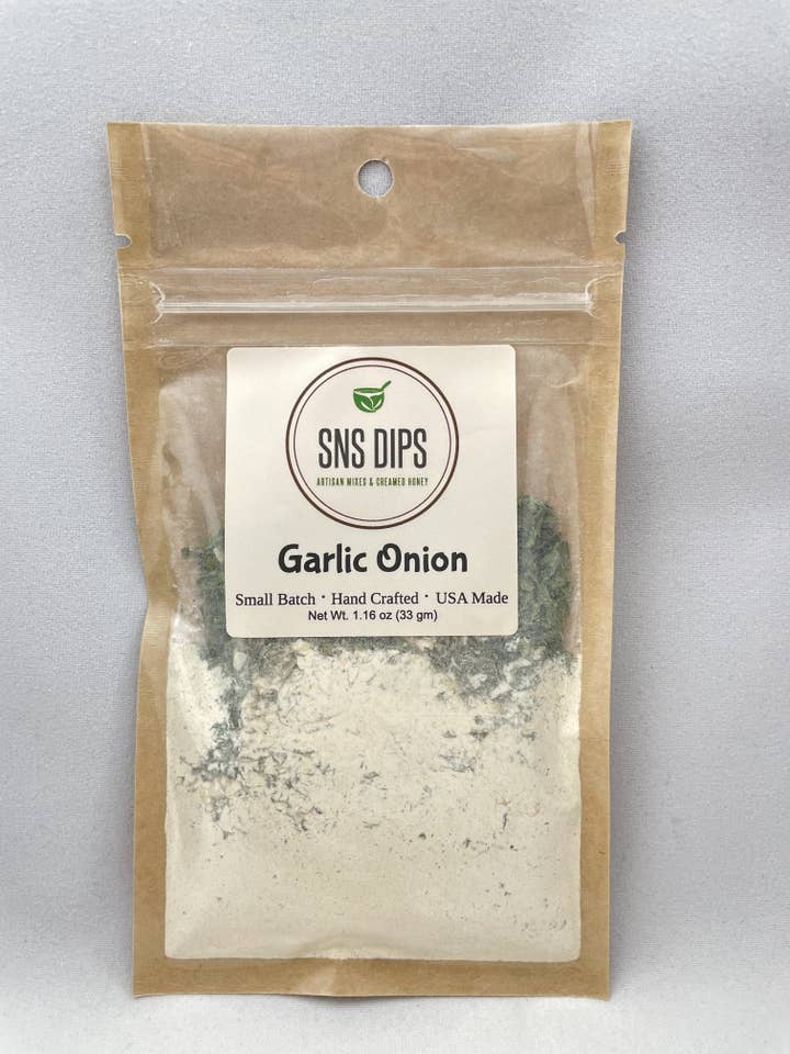 Garlic Onion Dip Mix for wholesale by SnS Dips