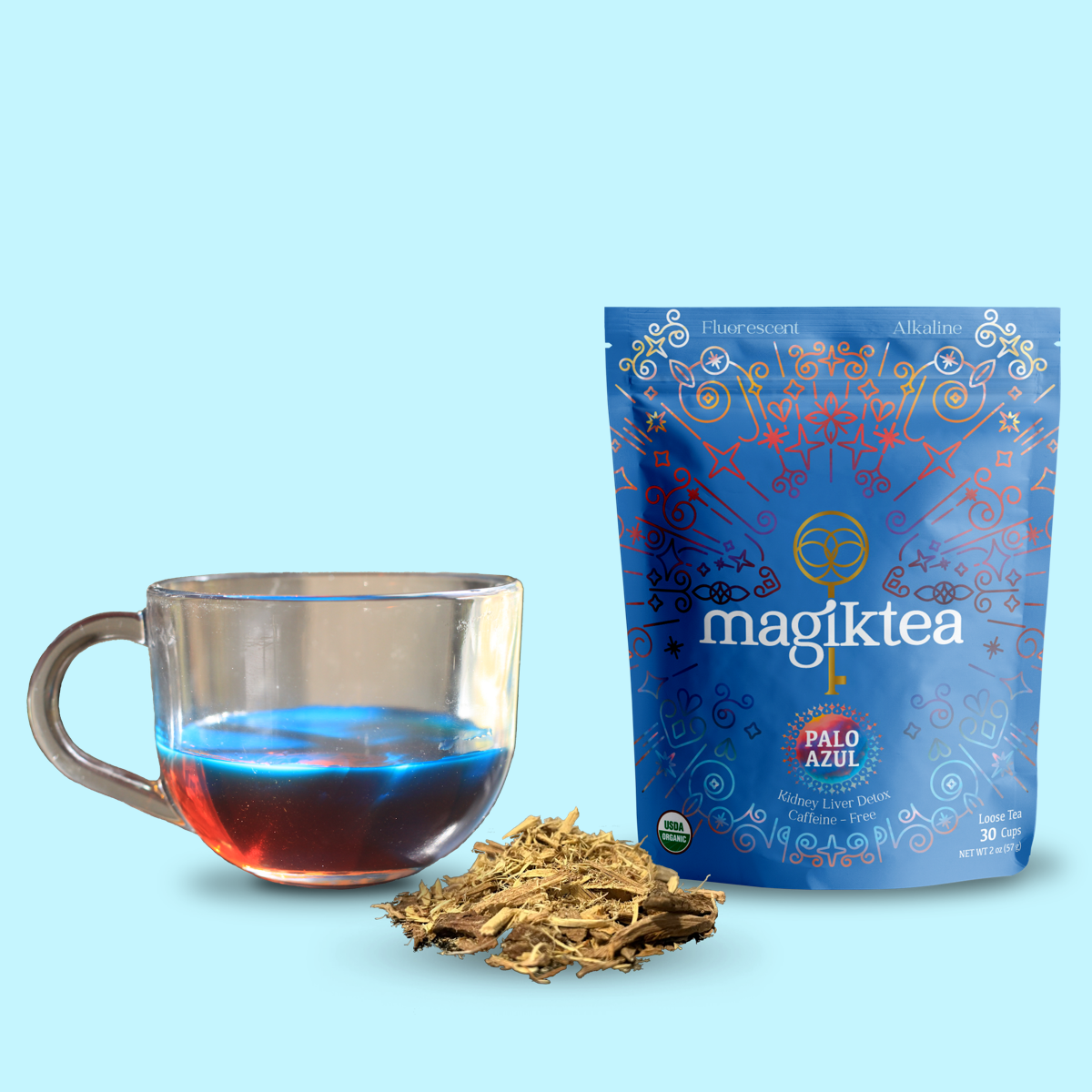 Magiktea - Venta al por mayor Tés a granel - Palo Azul - Té suelto - 57 g (30 tazas) - USDA Organic10