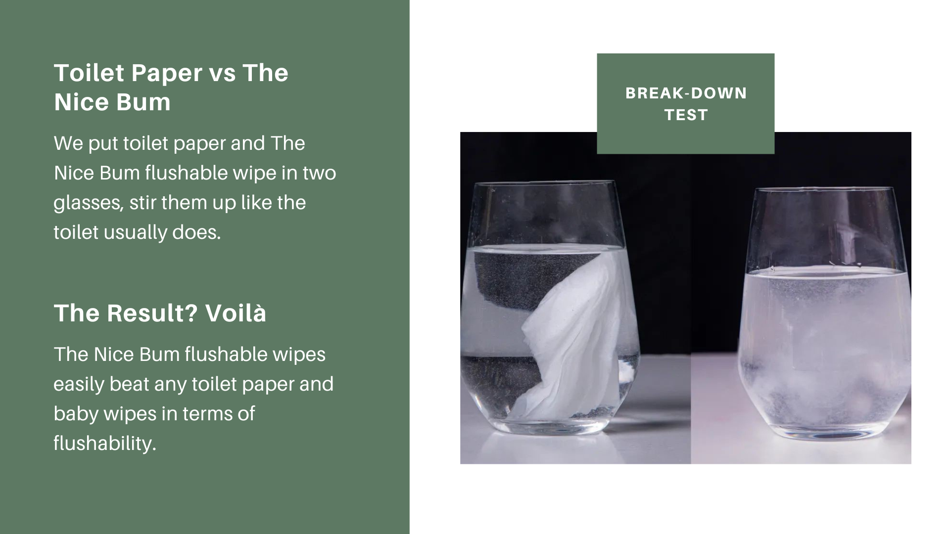 The Nice Bum - Wholesale Face & Body Wipes - Extremely clean Flushable Wipes 7X faster break down5