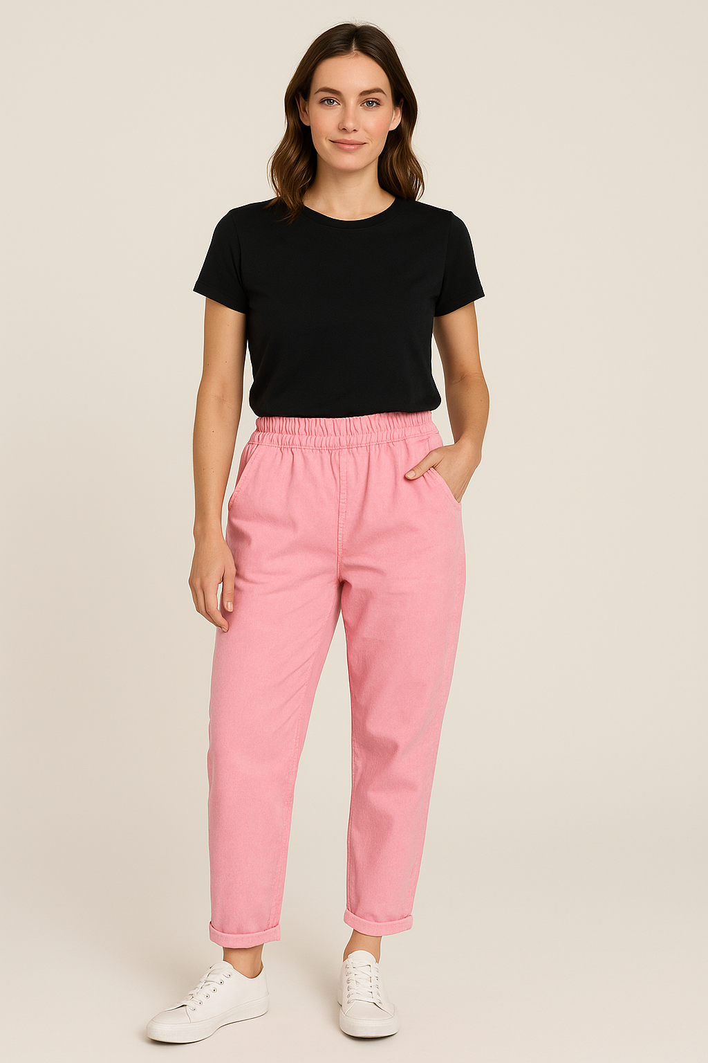 Lucy Sparks – wholesale Pants – Women's – cold washed fading effect super stretchy magic trousers6