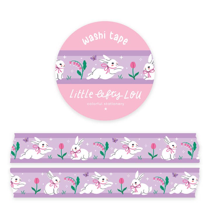 Spring Bunnies Washi Tape for wholesale by Little Lefty Lou