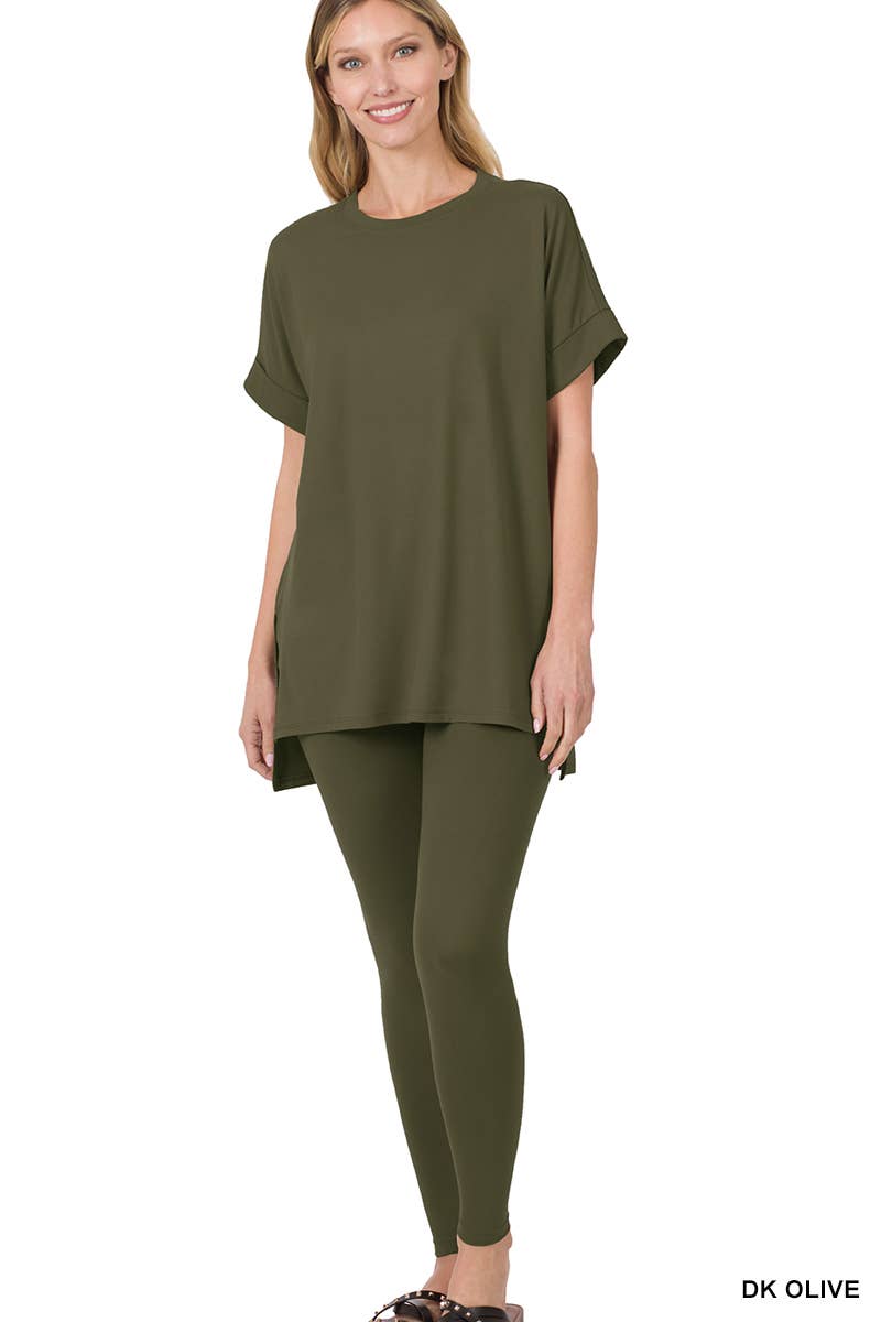 42POPS – Großhandel Loungewear-Set – Damen – Mikrofaser-Oberteil & Leggings 2-teiliges Set35