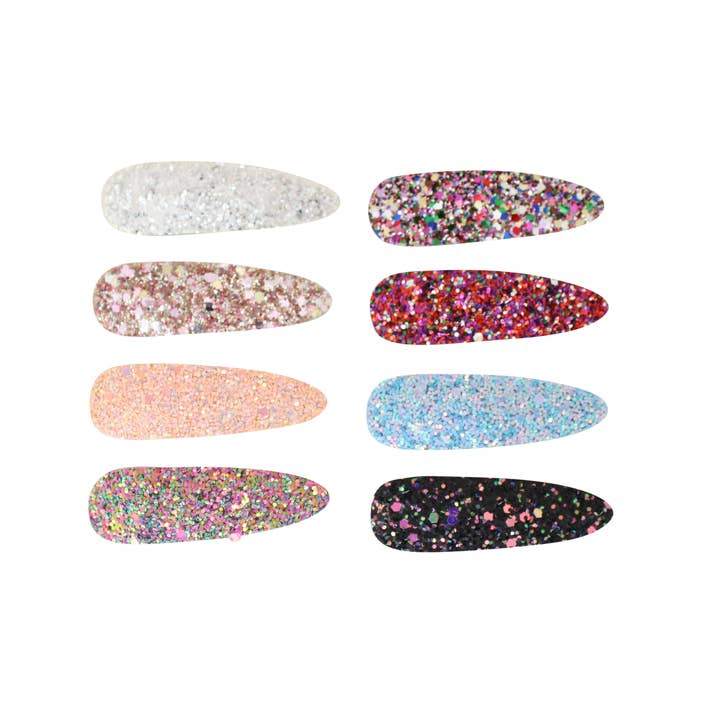 Grote glitter popclip voor wholesale door Bows Arts