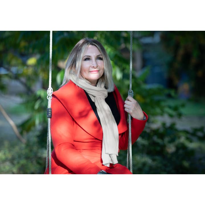 Casa de Conti Firenze Cachecol Italiano em Mistura de Caxemira por atacado de Creatico