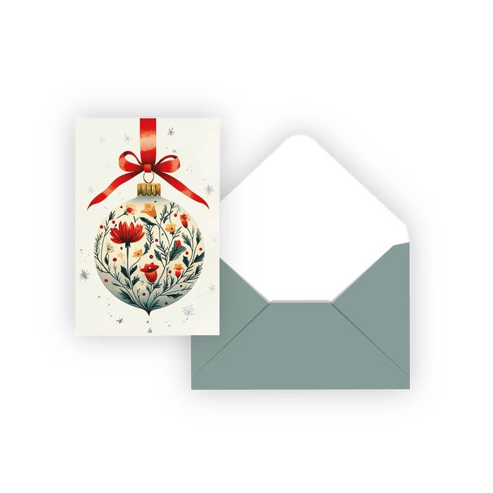 MINI CARTE DE NOËL IDV. / FLEURS D'HIVER - 2025 pour la vente par pierrebelvedere.com