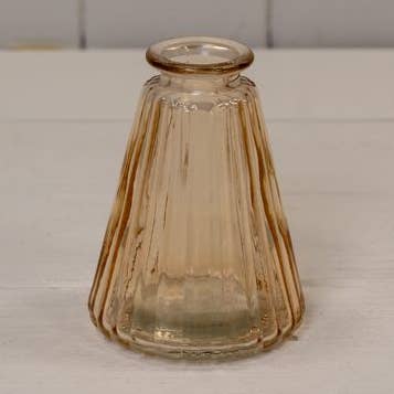 Botella de vidrio acanalada para coñac para venta al por mayor de Satchville