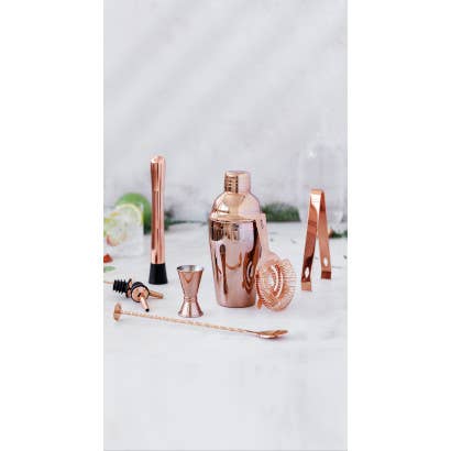 LACOR MENAJE PROFESIONAL S.L. - Wholesale Bar Tool - Copper Cocktail Utensils Set1
