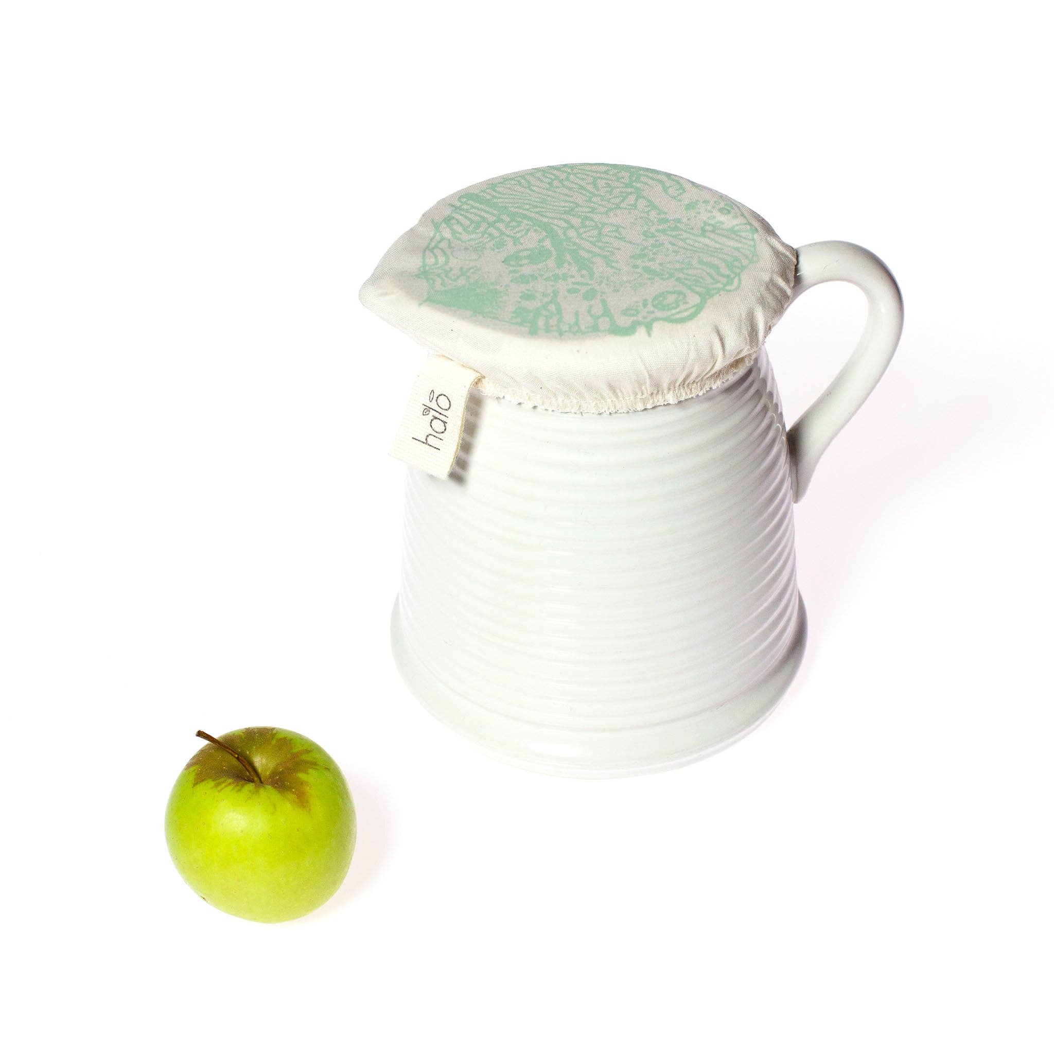 Halo Dish Covers - Wholesale Food Storage Wrap/Bag - Halo Dish & Bowl Cover Small Set of 3 | Beach House Print3