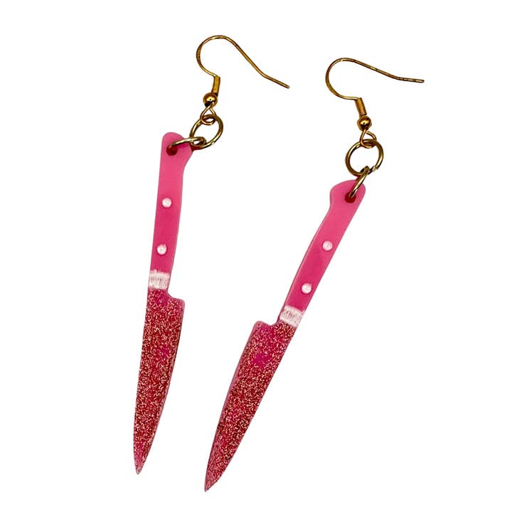 Barbie Knife Earrings for wholesale by The Spooky Haus