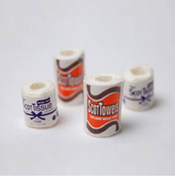 Factory Direct Craft - Wholesale Doll Accessory Kit - Kids - Dollhouse Miniature Paper Products (Pack of 4)0