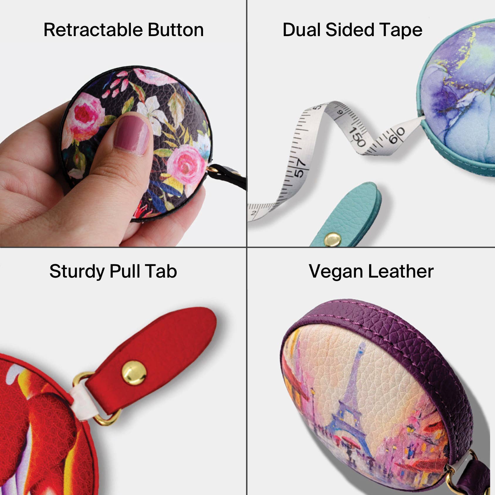 Monarque - Wholesale Measuring Tape - Peonies Measuring Tape4