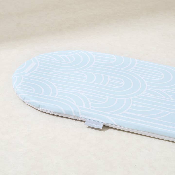 The Tiny Bed Company - Wholesale Changing mat/pad – Baby - Basket Changing Mat - Melbourne (Ocean Blue)1