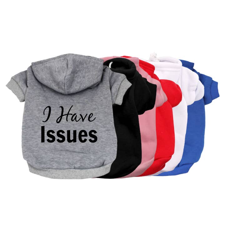 Jag har problem Dog Hoodie för wholesale av The Honest Dog Company