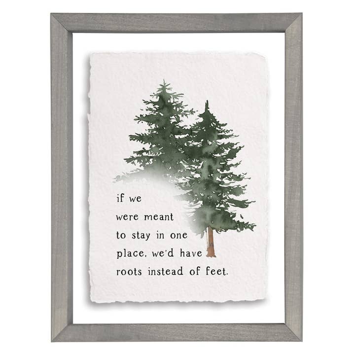 Avremmo radici - Rettangolo artistico galleggiante per la vendita all'ingrosso da parte di Sincere Surroundings