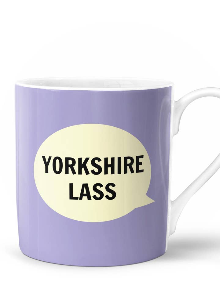 Yorkshire Lass Bone China Mug for wholesale by Dialectable