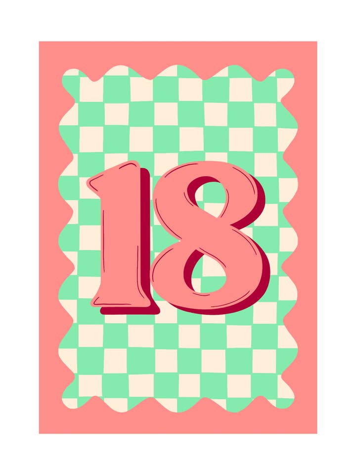 Age 18 Card | Birthday for wholesale by Neesh Home