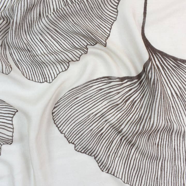 Dupatta Designs - Wholesale Scarf - Women's - Ginko Floral Scarf23