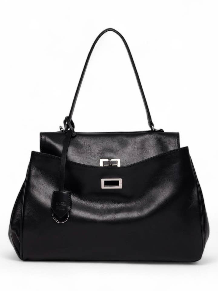 Billie Satchel, Black for wholesale by Walter Baker