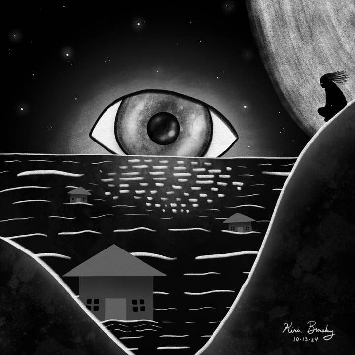 "O Horizonte" - Impressão de Arte Assinada por atacado de All Around Artsy