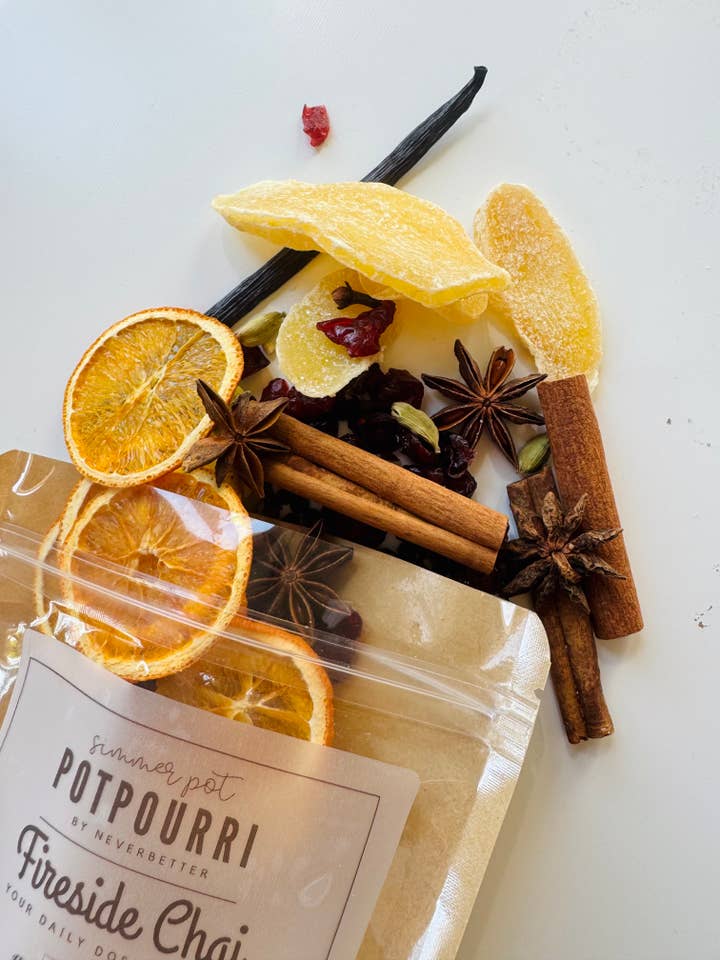 Fireside Chai Simmer Pot Potpourri   for wholesale by Simmer Pot Potpourri