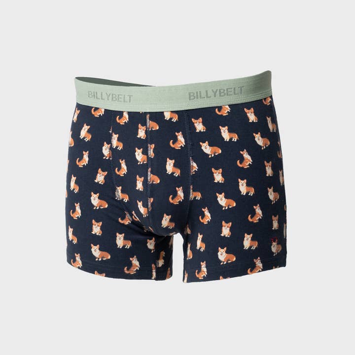 Organic cotton boxer - Corgi for wholesale by BILLYBELT