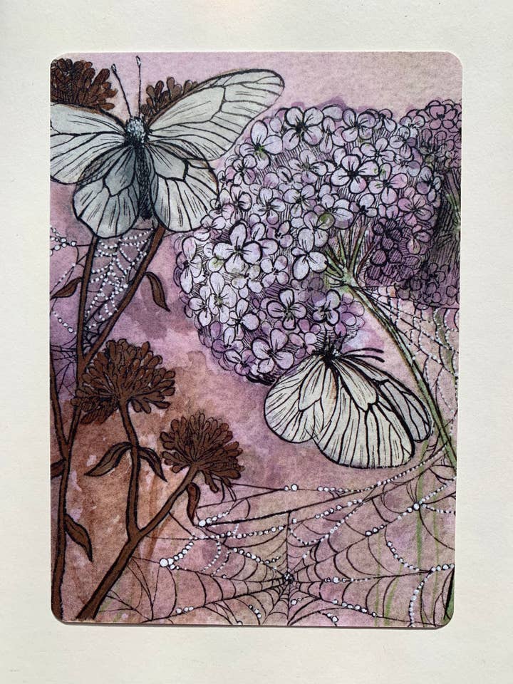 Memento Mori Postcard for wholesale by Opal's Art