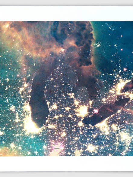 Northern Lights - Great Lakes Art Print for wholesale by The Mighty Mitten