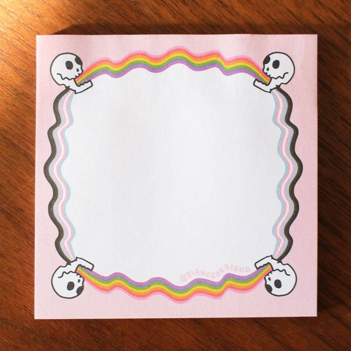 Bloco de notas pegajoso Queerie & Serie por atacado de Bianca's Design Shop