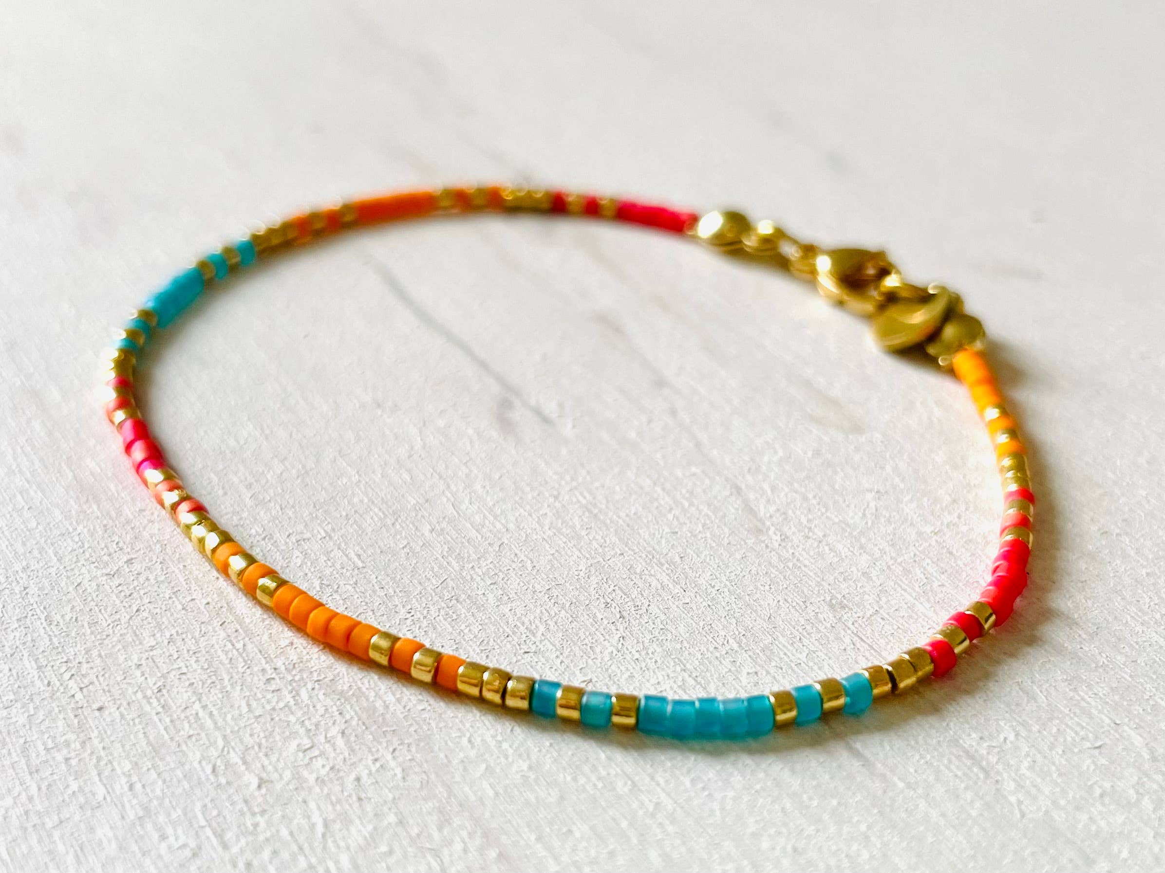 Atelline - Wholesale Beaded Bracelet - Stainless steel women's bracelets, bead bracelets N0122