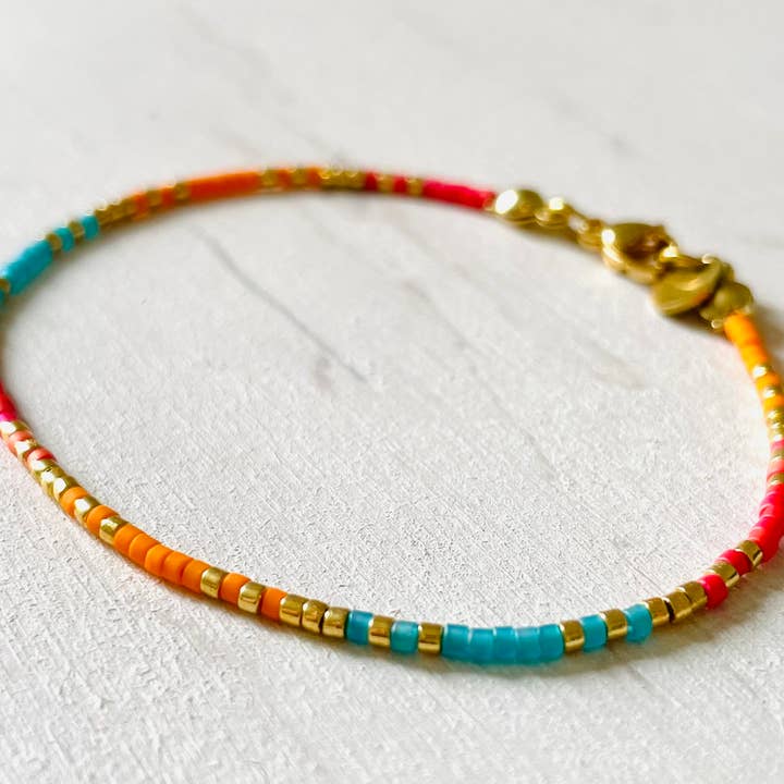 Atelline - Wholesale Beaded Bracelet - Stainless steel women's bracelets, bead bracelets N0122