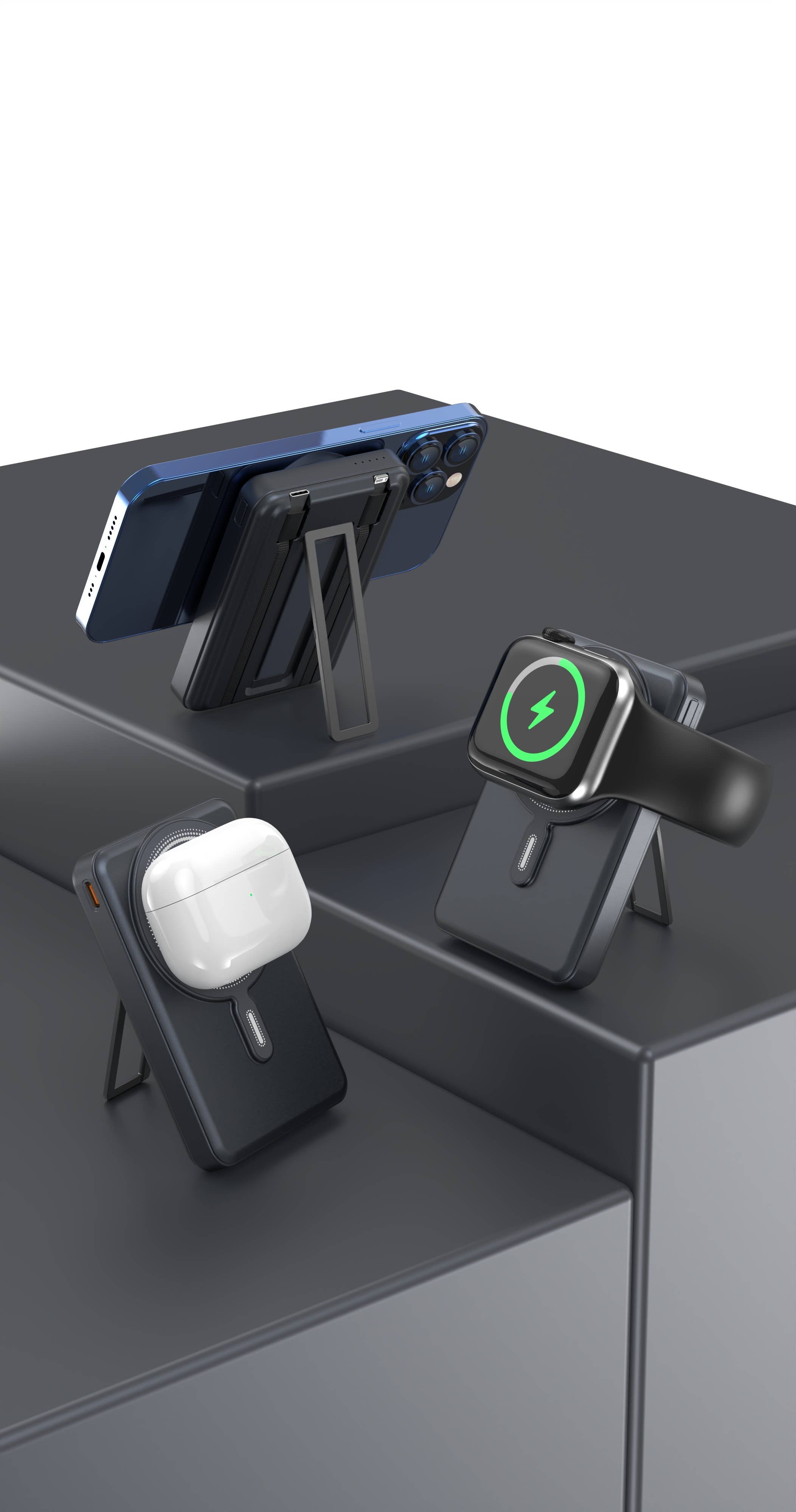 Tech Trendz - Wholesale Portable Charger - 5-in-1 Portable Charger0