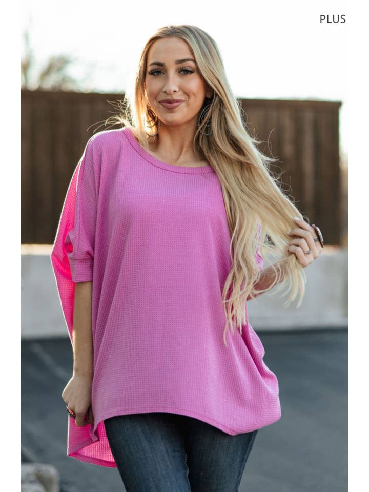 Andrée by Unit - Wholesale Tunic - Women's - PLUS SIZE Dolman Sleeve Tunic Top17