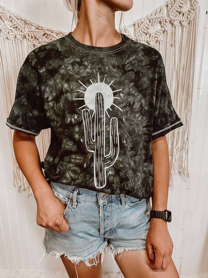 Lucille Acid Wash Tee for wholesale by Magnolia Ranch Originals