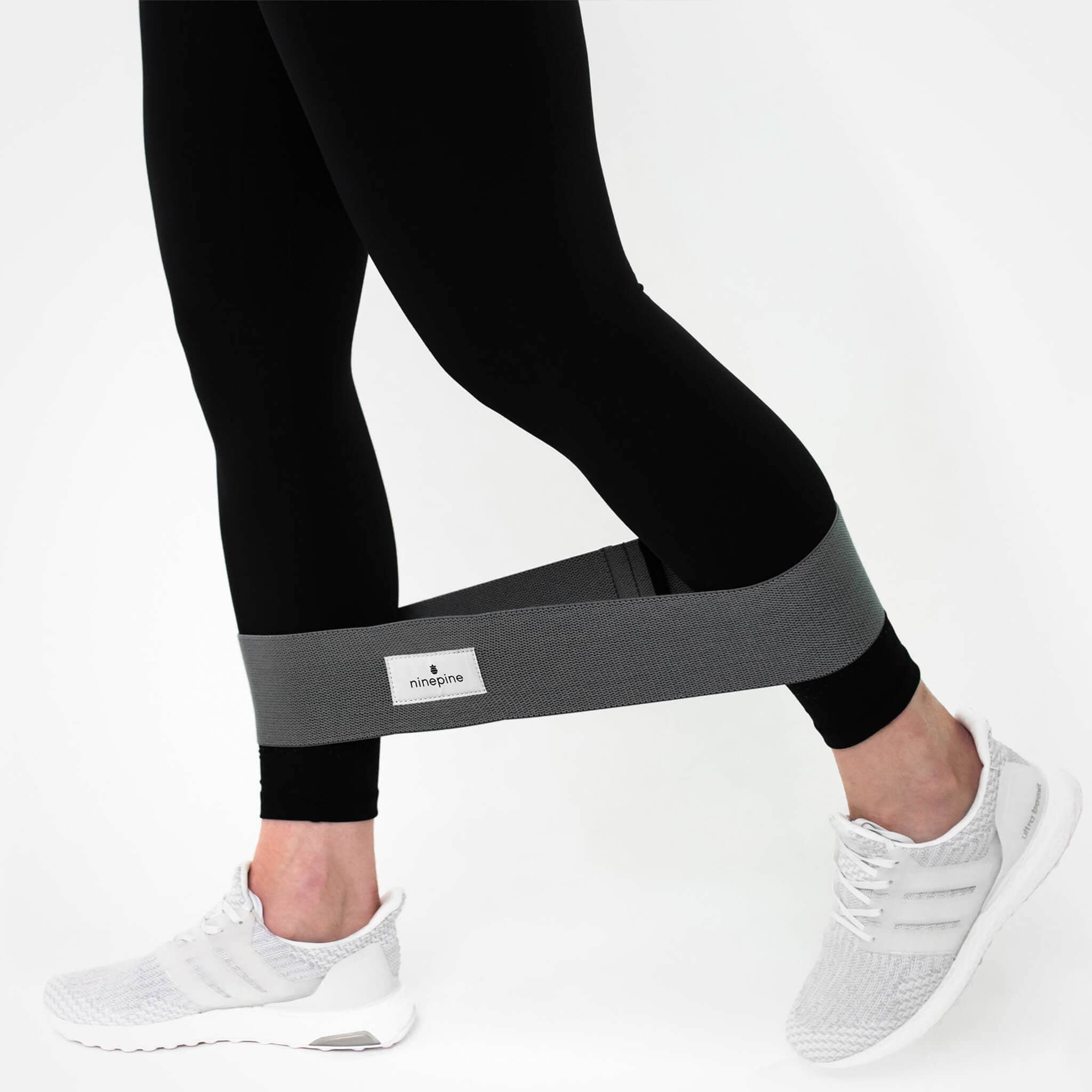 Black grey Fabric Resistance Band (2-pack) for wholesale on Faire6