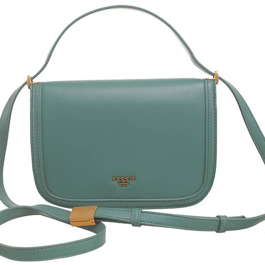 Bessie London – wholesale Crossbody bag – Women's – GOLD CLASP FLAP CORSSBODY BAG9