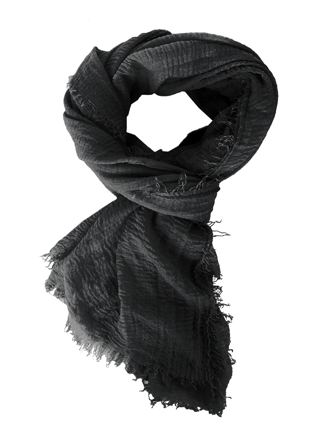 Rubyzaar - Wholesale Scarf - Women's - Boho Scarf - Black1