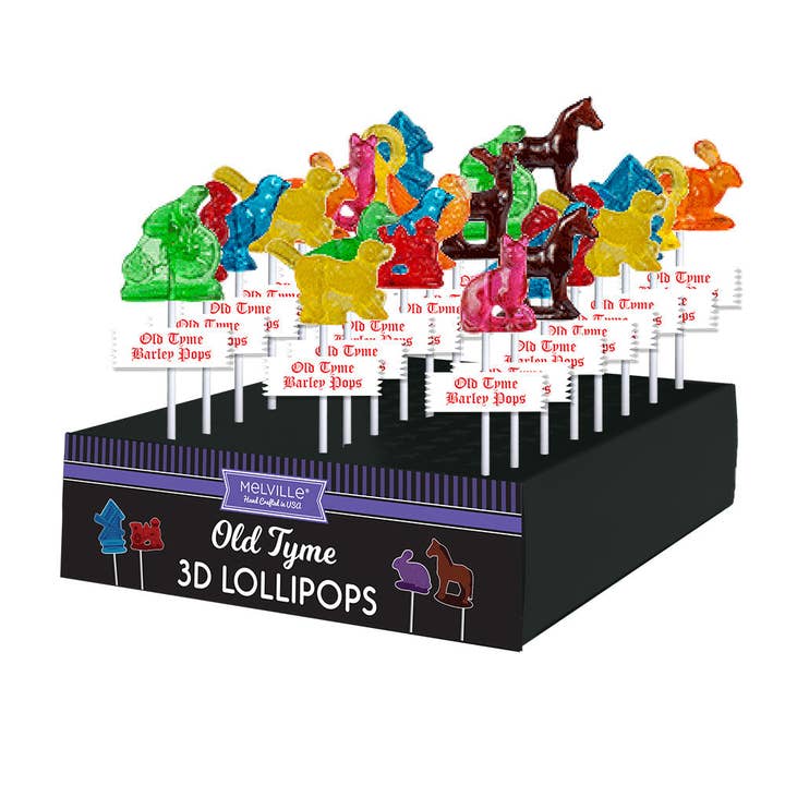 Old Tyme Lollipops - Assorted for wholesale by Melville Candy Company
