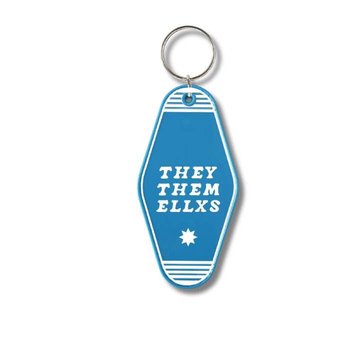 They/Them/ Ellxs Keychain for wholesale by Bright Littles
