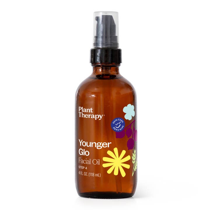 Younger Glo Facial Oil 4 oz for wholesale by Plant Therapy
