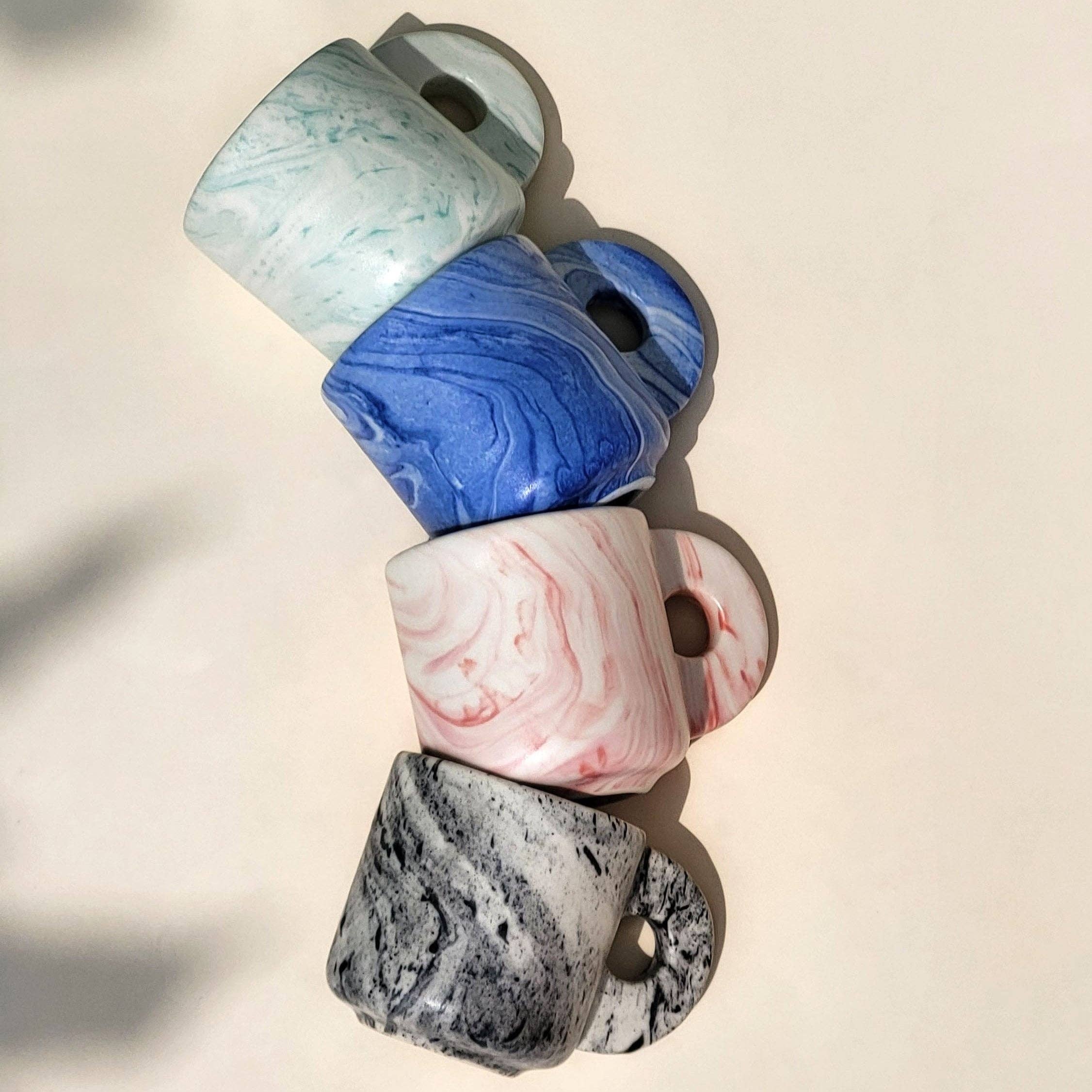 Pó de Barro - Vente Tasse à café - Double espresso Tasse Marbre Vert4